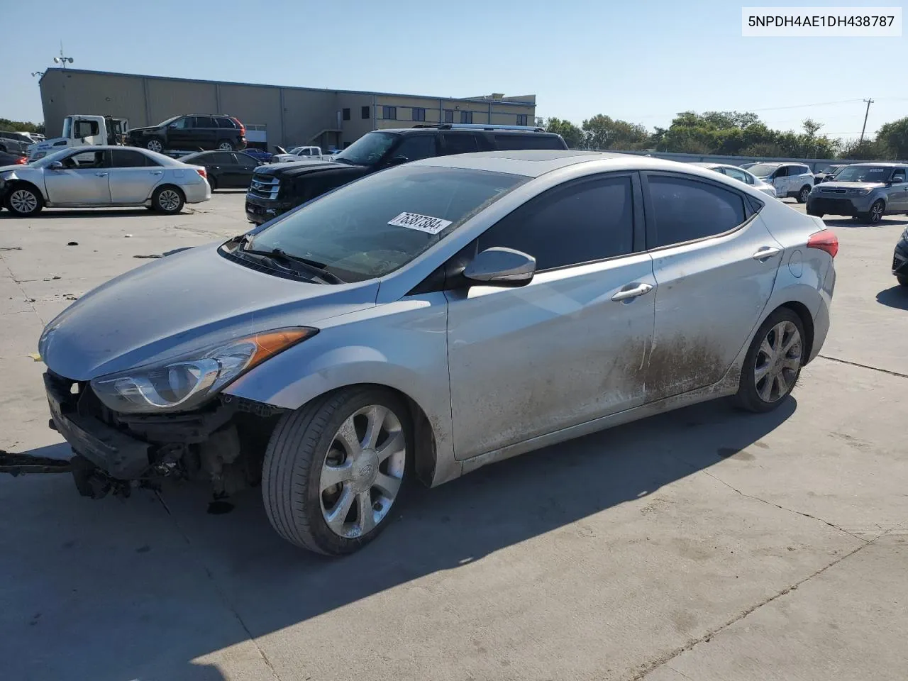 2013 Hyundai Elantra Gls VIN: 5NPDH4AE1DH438787 Lot: 76387384