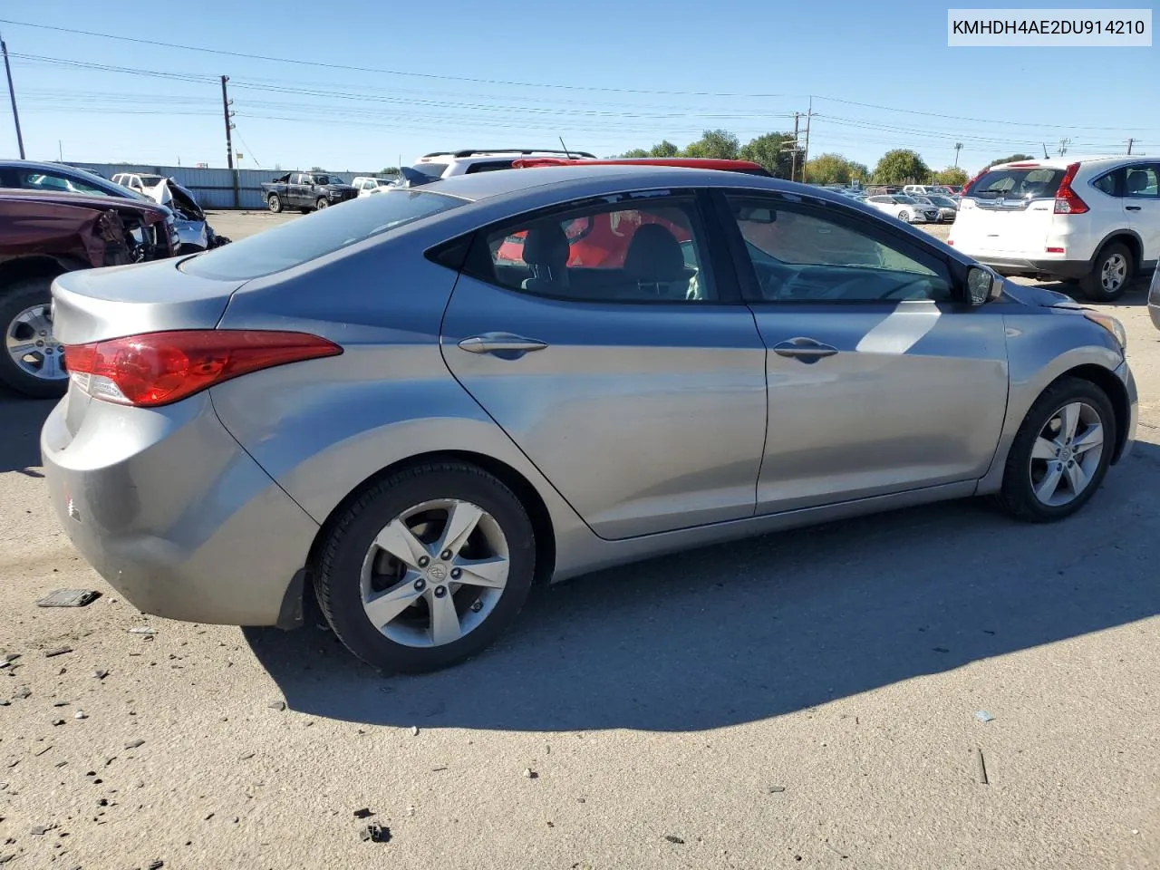 2013 Hyundai Elantra Gls VIN: KMHDH4AE2DU914210 Lot: 76490304