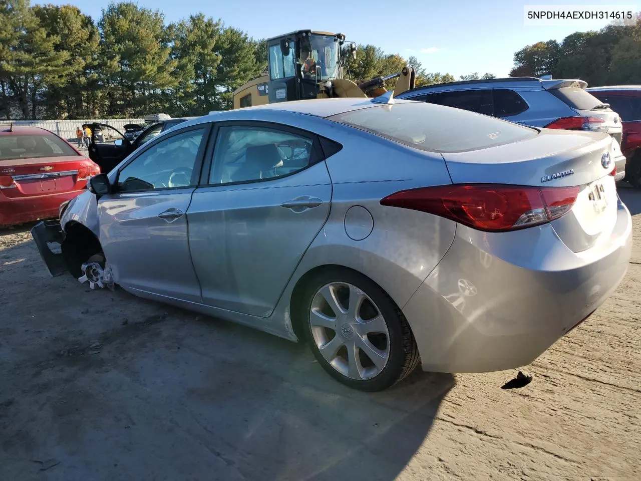 2013 Hyundai Elantra Gls VIN: 5NPDH4AEXDH314615 Lot: 76508464