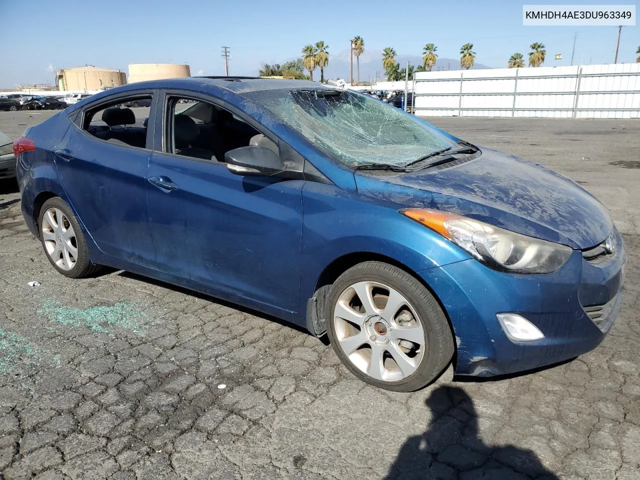 KMHDH4AE3DU963349 2013 Hyundai Elantra Gls