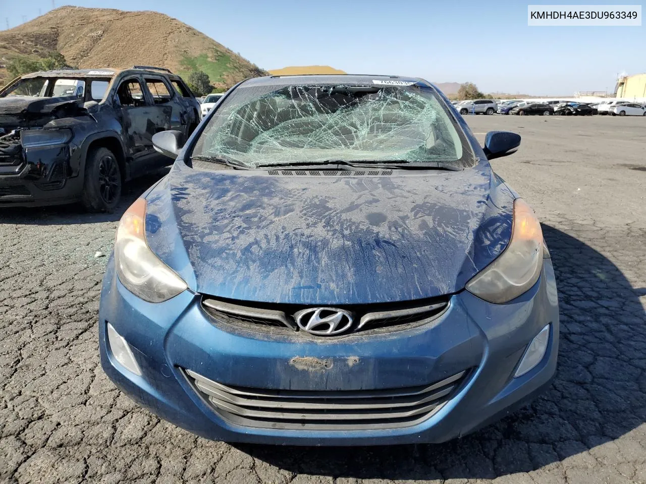 2013 Hyundai Elantra Gls VIN: KMHDH4AE3DU963349 Lot: 76630354