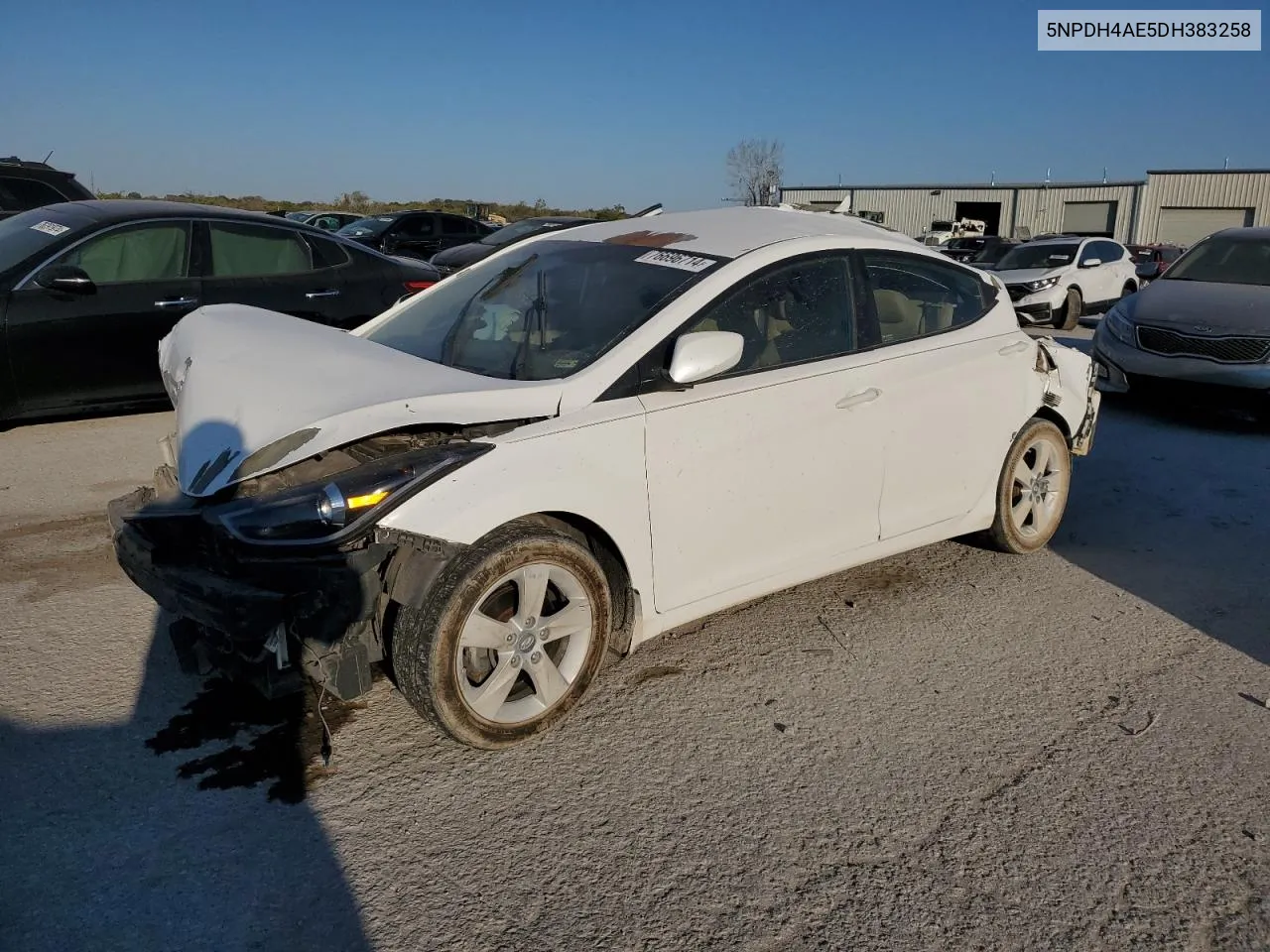 2013 Hyundai Elantra Gls VIN: 5NPDH4AE5DH383258 Lot: 76696714