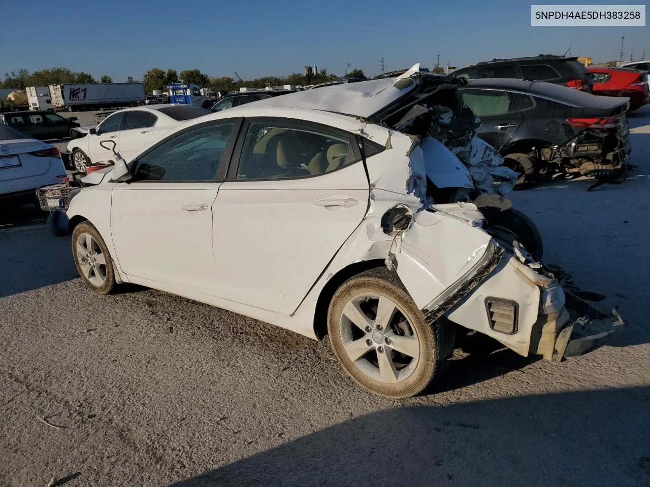 2013 Hyundai Elantra Gls VIN: 5NPDH4AE5DH383258 Lot: 76696714