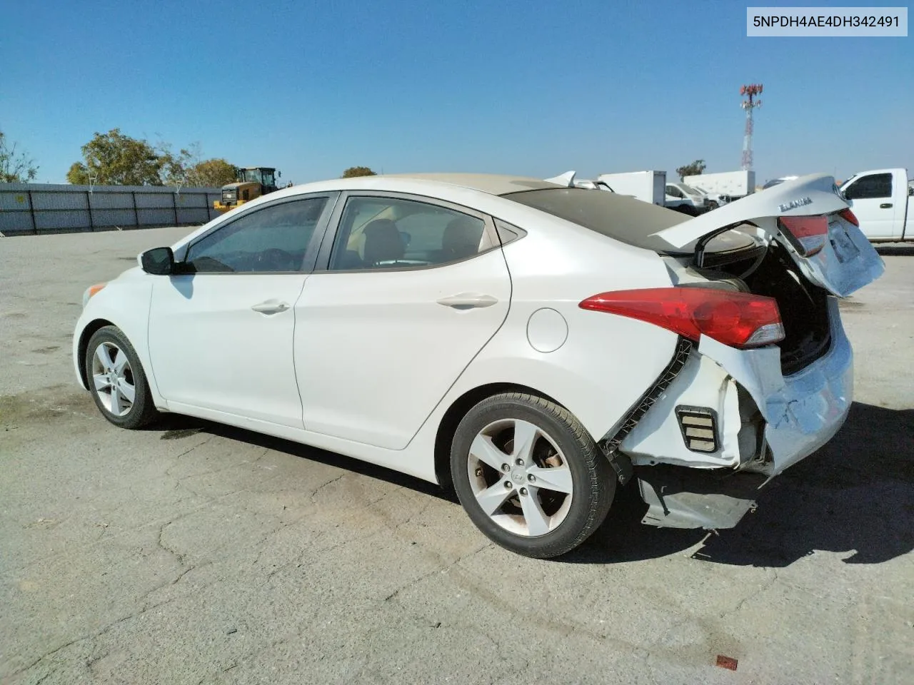 2013 Hyundai Elantra Gls VIN: 5NPDH4AE4DH342491 Lot: 76697794