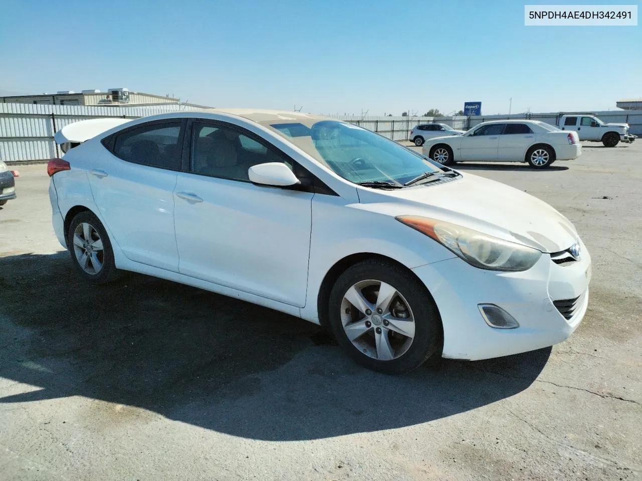 2013 Hyundai Elantra Gls VIN: 5NPDH4AE4DH342491 Lot: 76697794