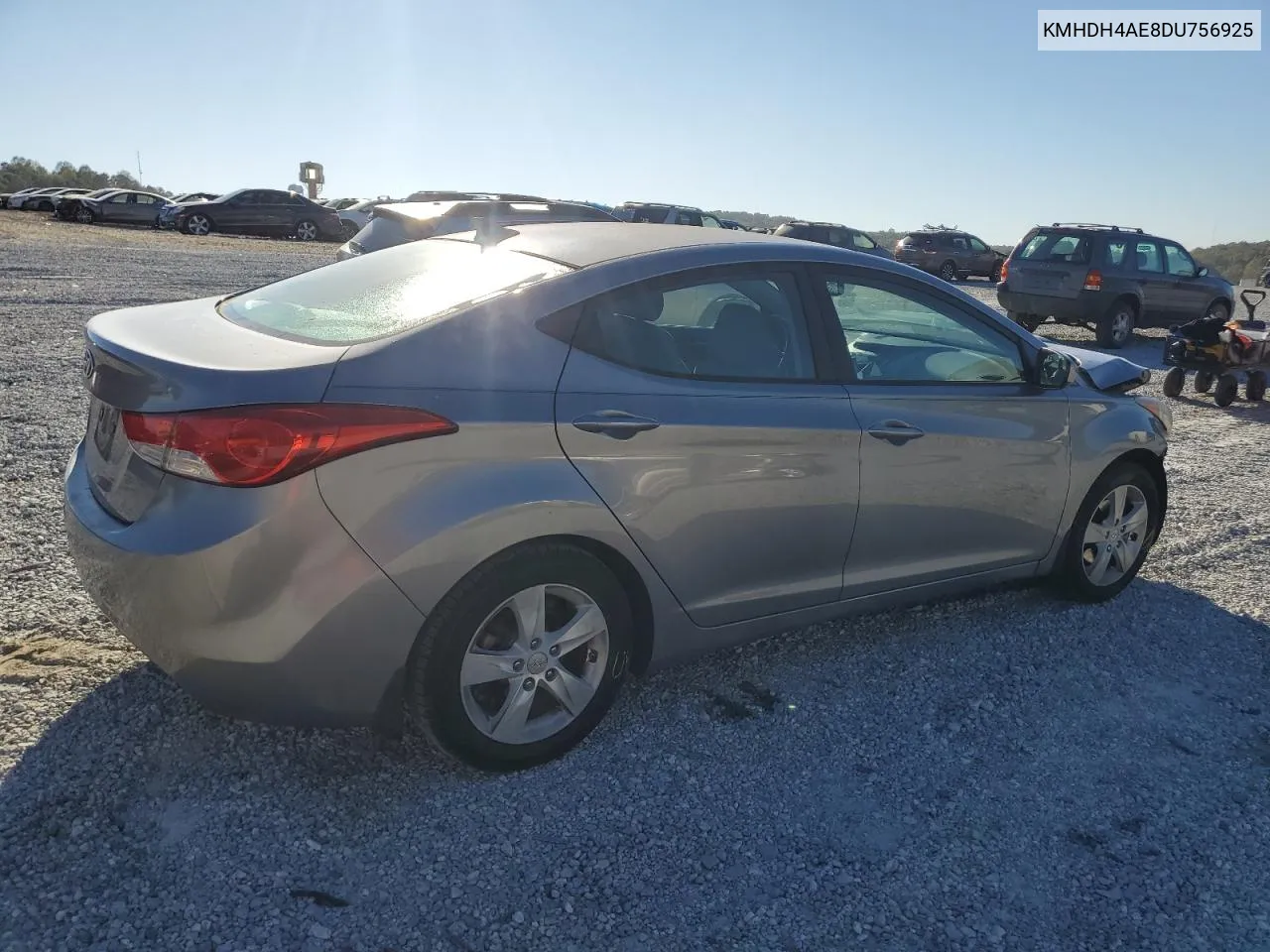 2013 Hyundai Elantra Gls VIN: KMHDH4AE8DU756925 Lot: 76701794