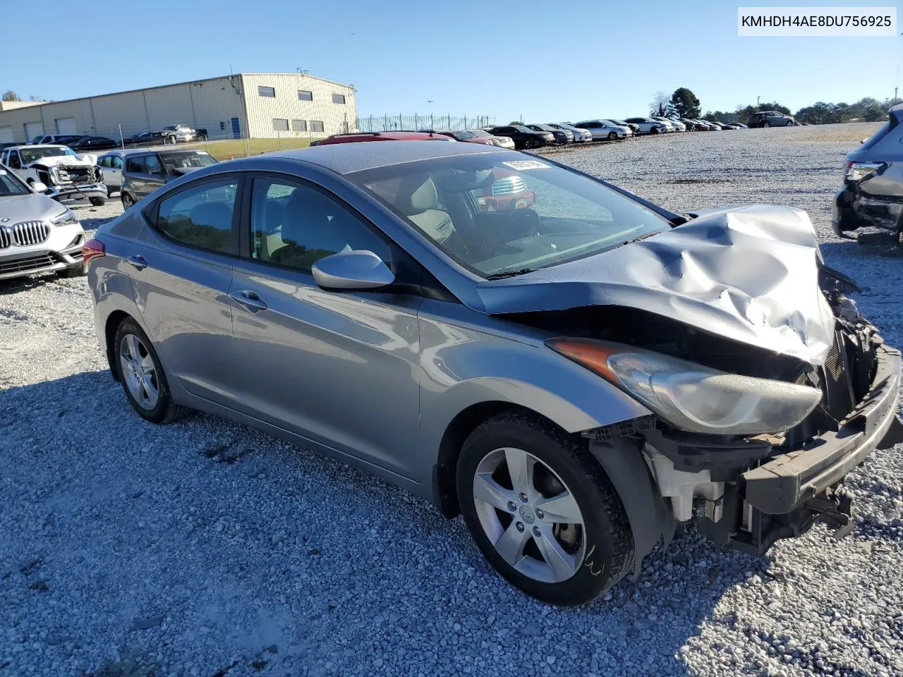 2013 Hyundai Elantra Gls VIN: KMHDH4AE8DU756925 Lot: 76701794