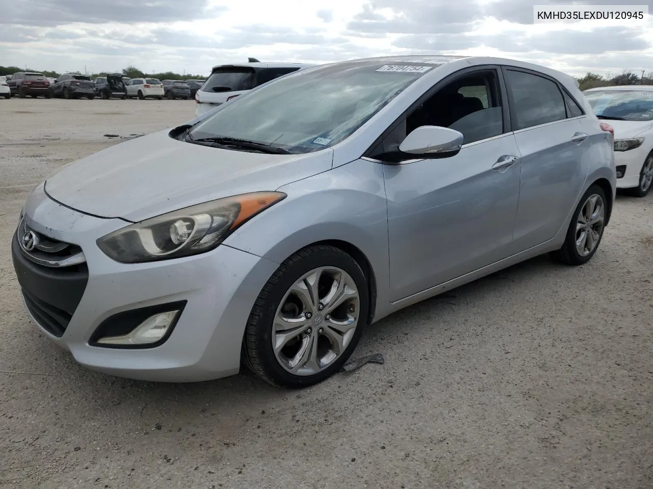 2013 Hyundai Elantra Gt VIN: KMHD35LEXDU120945 Lot: 76704754