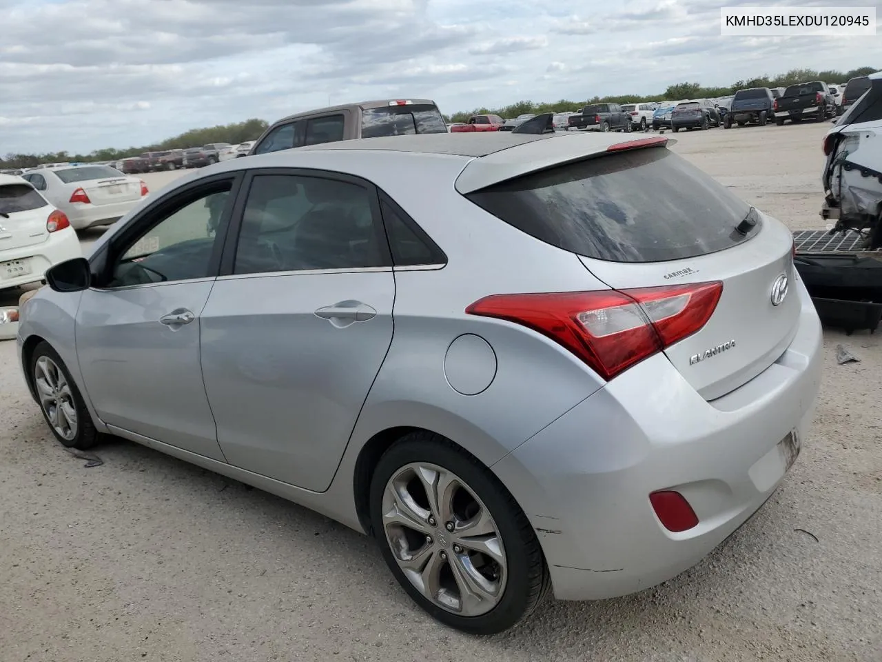 2013 Hyundai Elantra Gt VIN: KMHD35LEXDU120945 Lot: 76704754