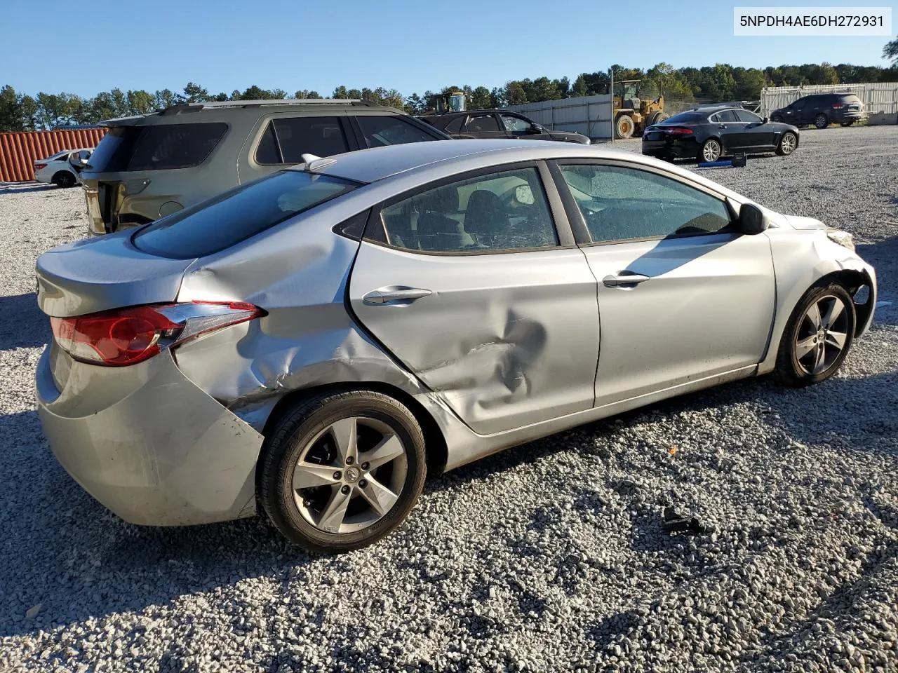 2013 Hyundai Elantra Gls VIN: 5NPDH4AE6DH272931 Lot: 76719464