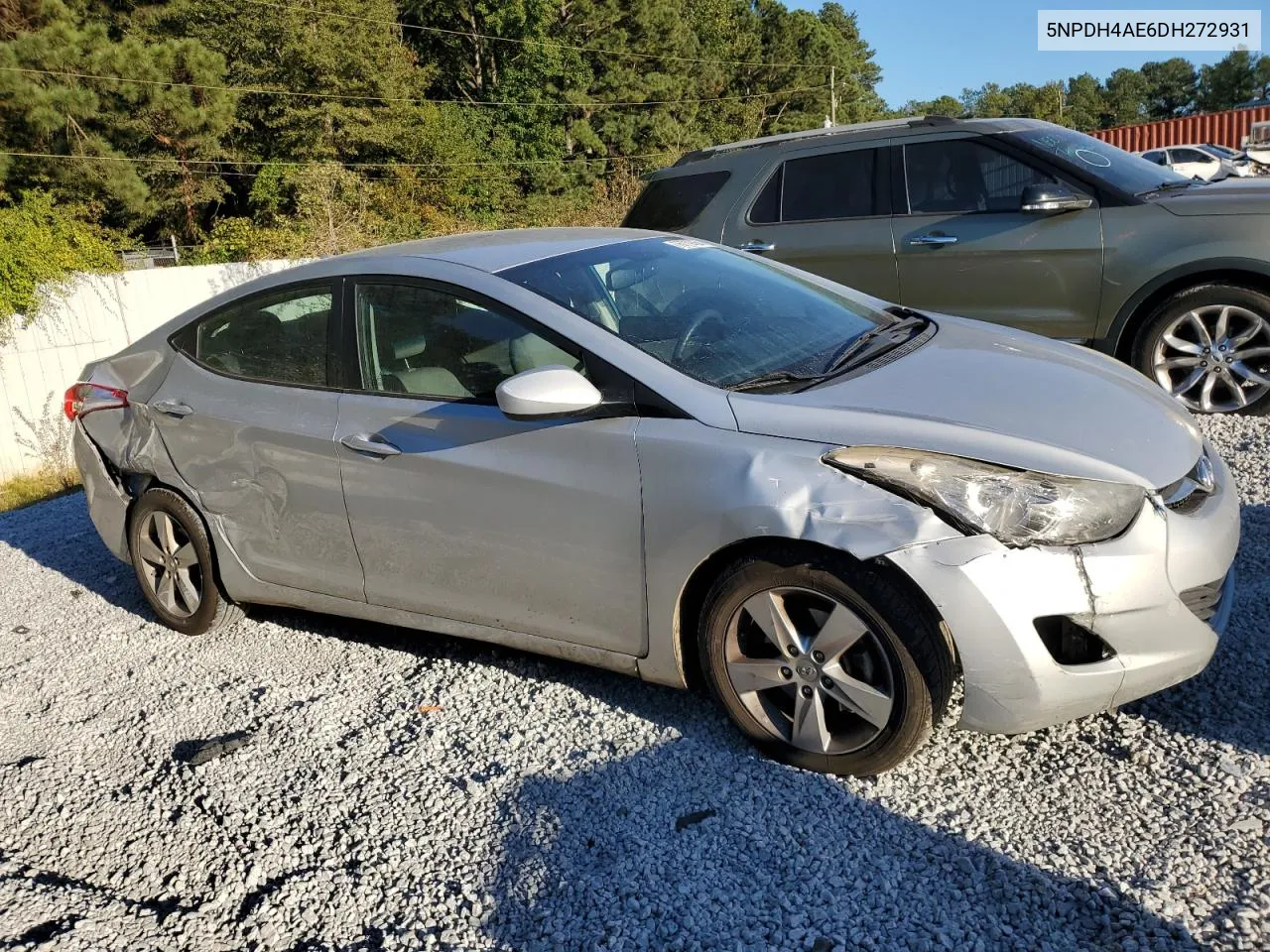 2013 Hyundai Elantra Gls VIN: 5NPDH4AE6DH272931 Lot: 76719464