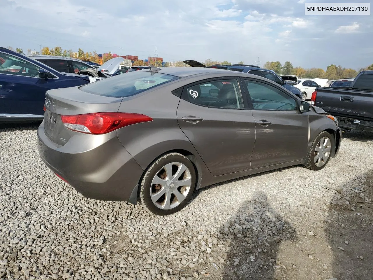 2013 Hyundai Elantra Gls VIN: 5NPDH4AEXDH207130 Lot: 76732194