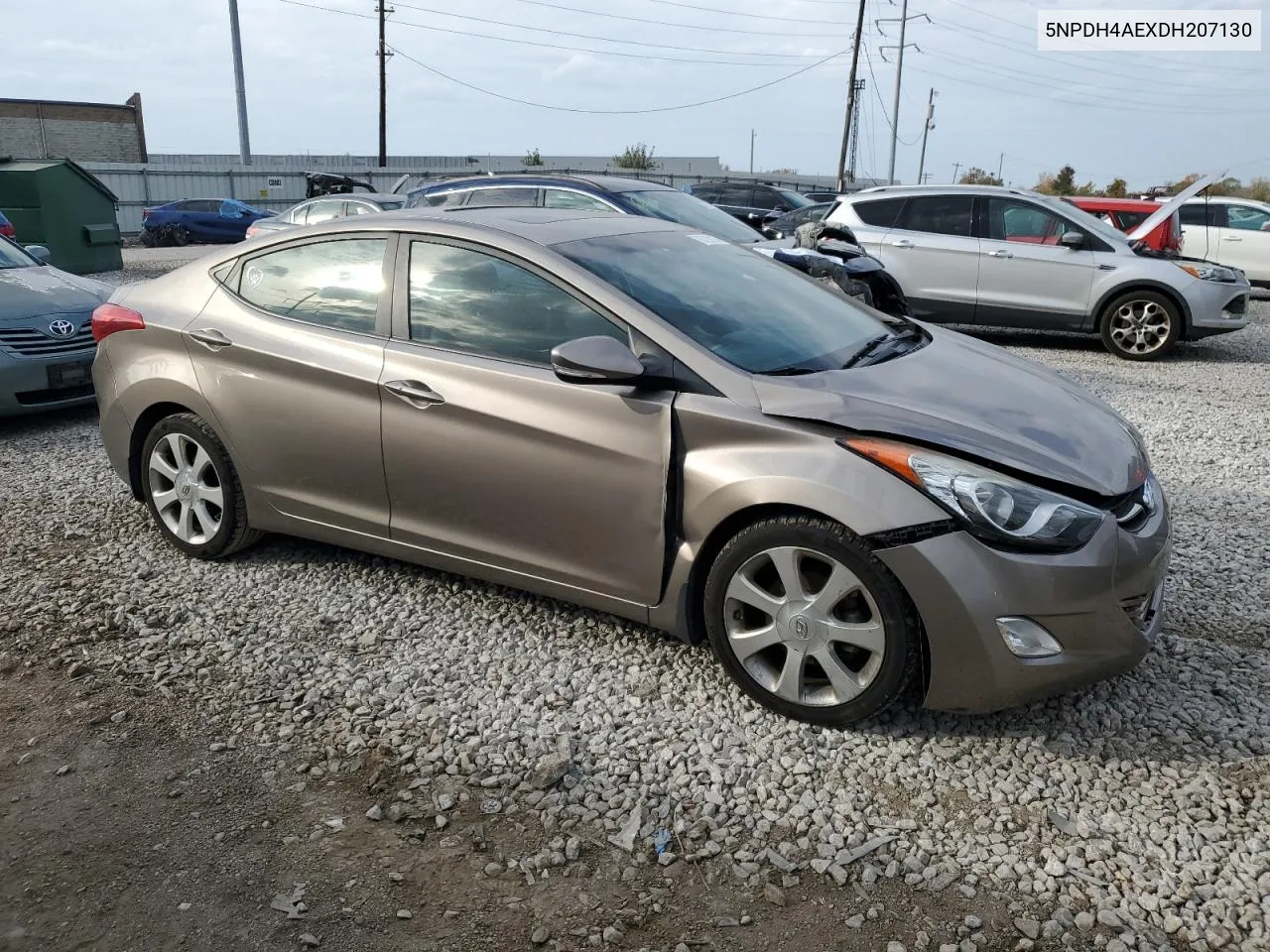 2013 Hyundai Elantra Gls VIN: 5NPDH4AEXDH207130 Lot: 76732194