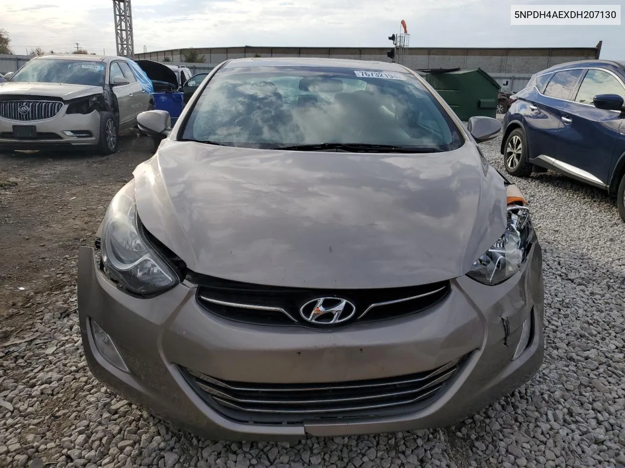 2013 Hyundai Elantra Gls VIN: 5NPDH4AEXDH207130 Lot: 76732194