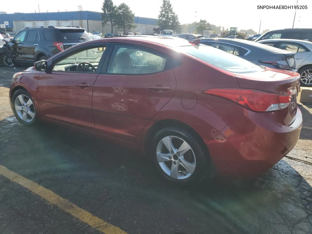 2013 Hyundai Elantra Gls VIN: 5NPDH4AE8DH195205 Lot: 76739114