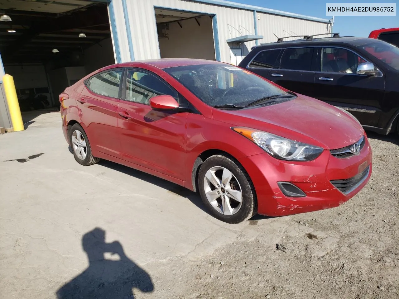 2013 Hyundai Elantra Gls VIN: KMHDH4AE2DU986752 Lot: 76769474