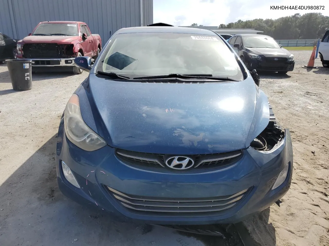 2013 Hyundai Elantra Gls VIN: KMHDH4AE4DU980872 Lot: 76888664