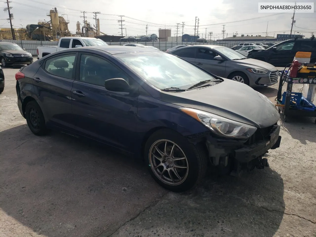 2013 Hyundai Elantra Gls VIN: 5NPDH4AE8DH333650 Lot: 76897804