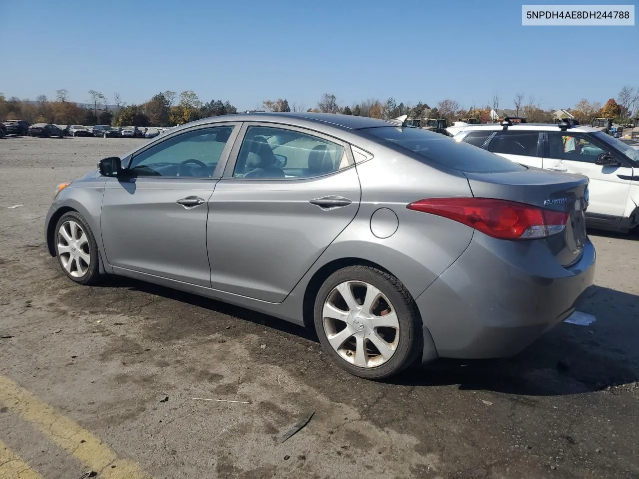 2013 Hyundai Elantra Gls VIN: 5NPDH4AE8DH244788 Lot: 76925054