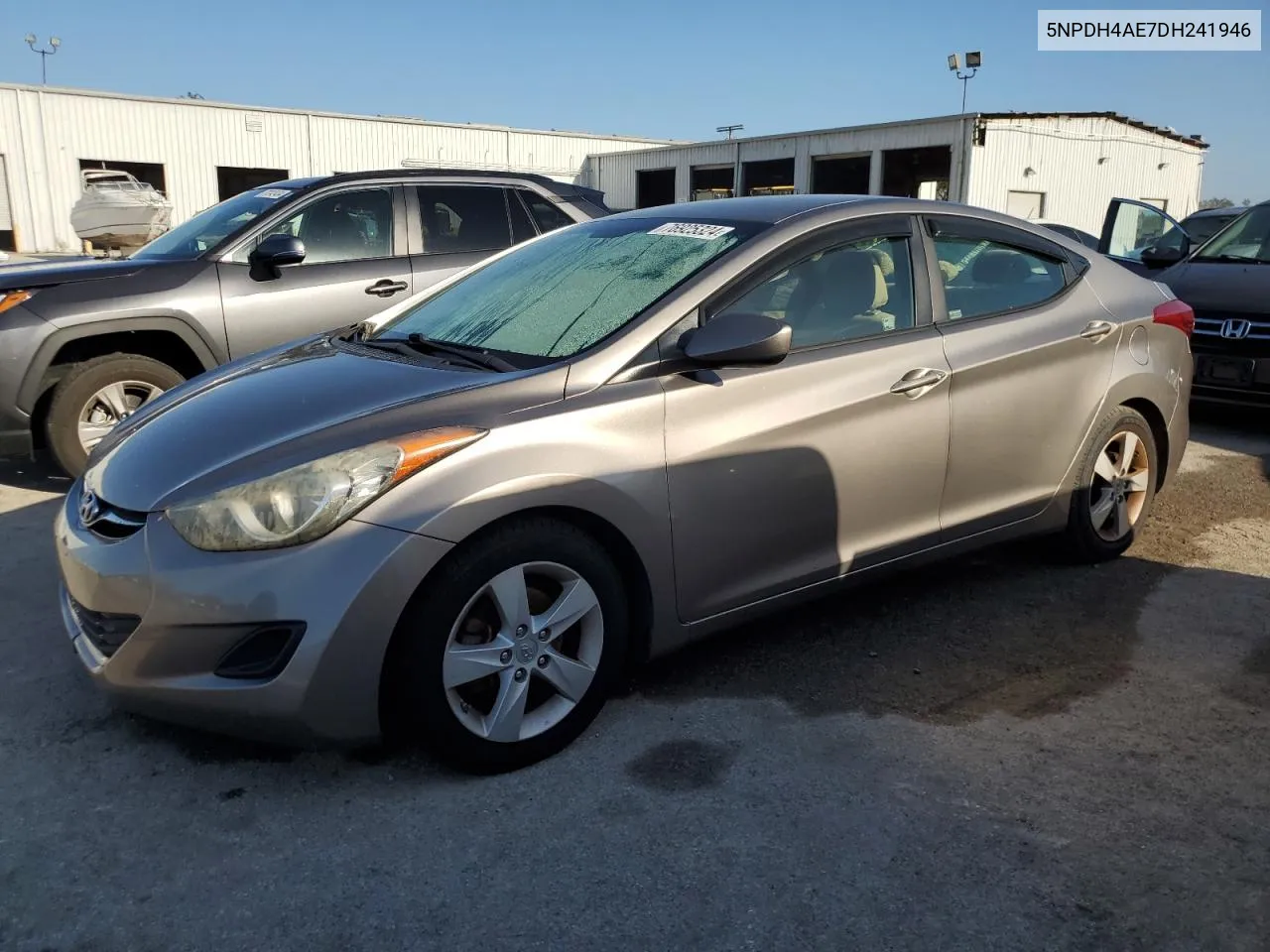 2013 Hyundai Elantra Gls VIN: 5NPDH4AE7DH241946 Lot: 76925324