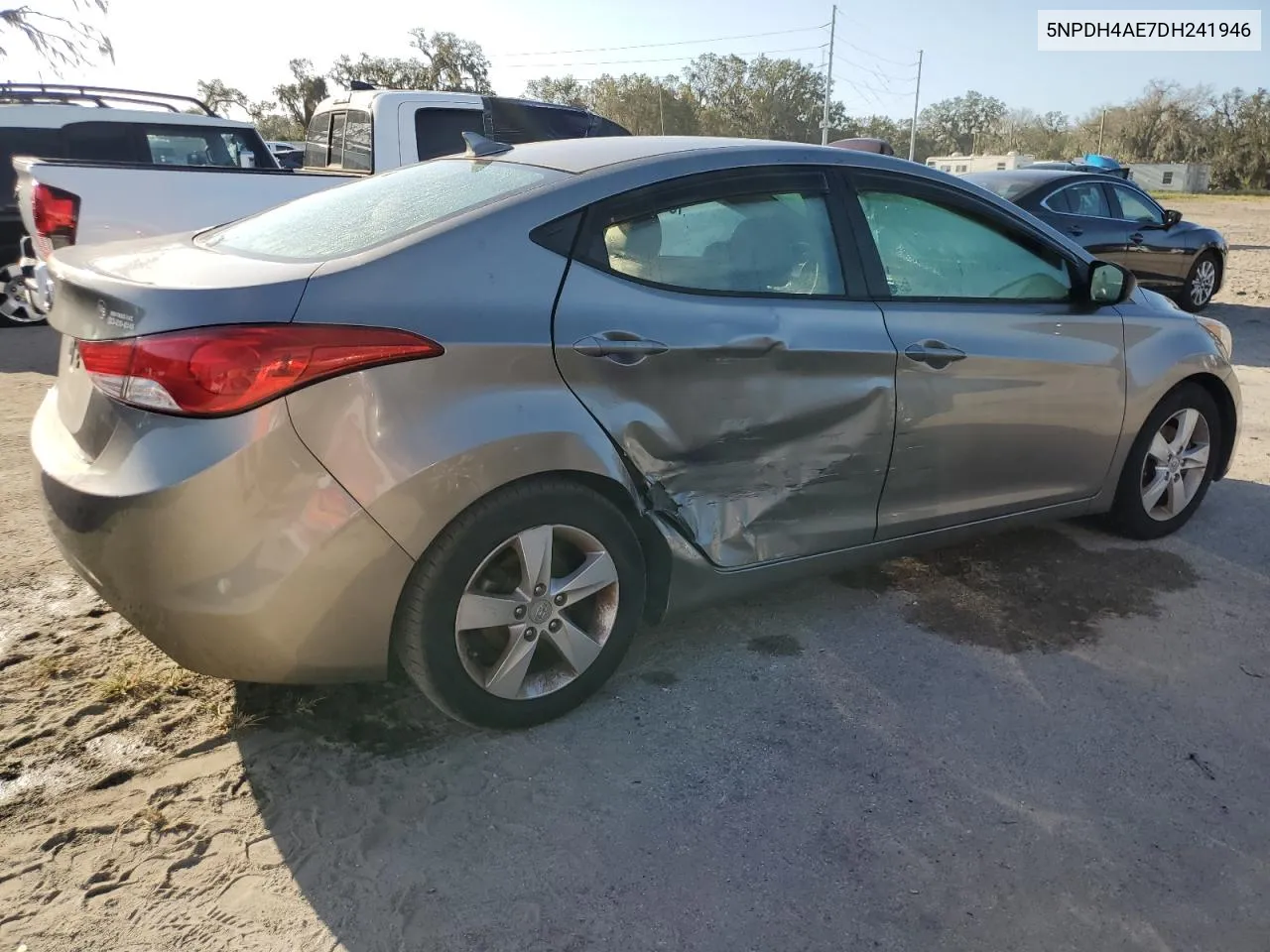 2013 Hyundai Elantra Gls VIN: 5NPDH4AE7DH241946 Lot: 76925324