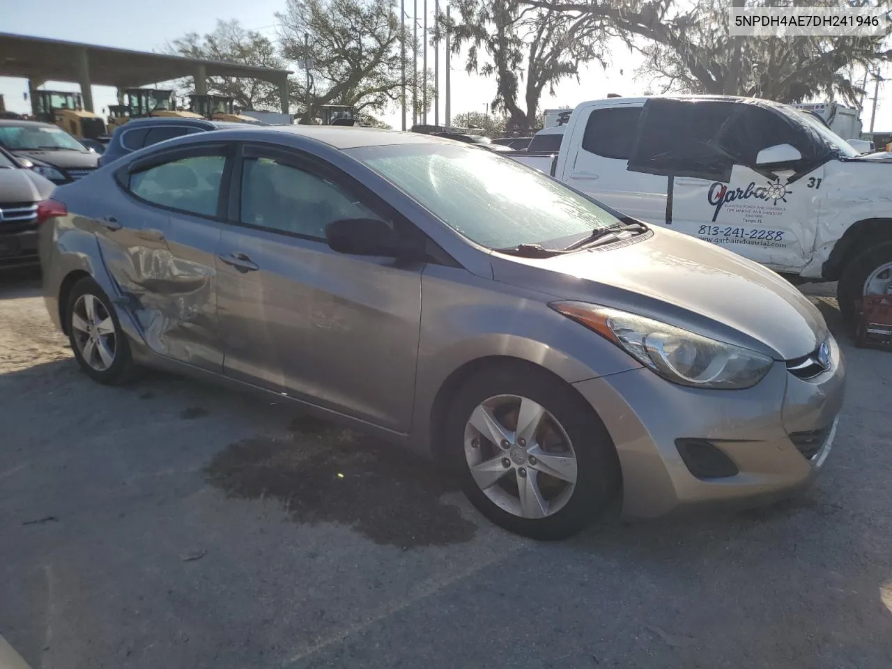 2013 Hyundai Elantra Gls VIN: 5NPDH4AE7DH241946 Lot: 76925324