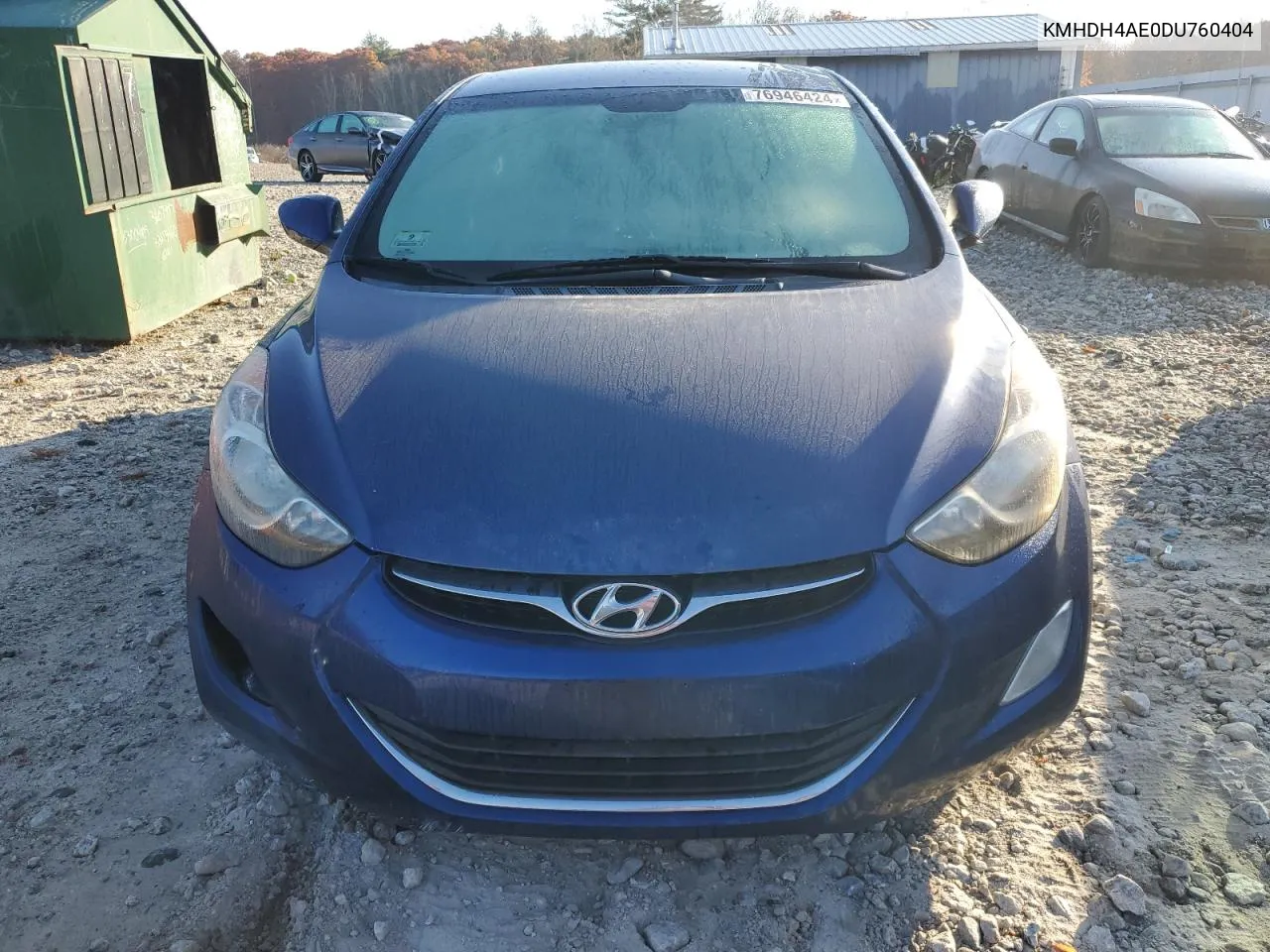 KMHDH4AE0DU760404 2013 Hyundai Elantra Gls