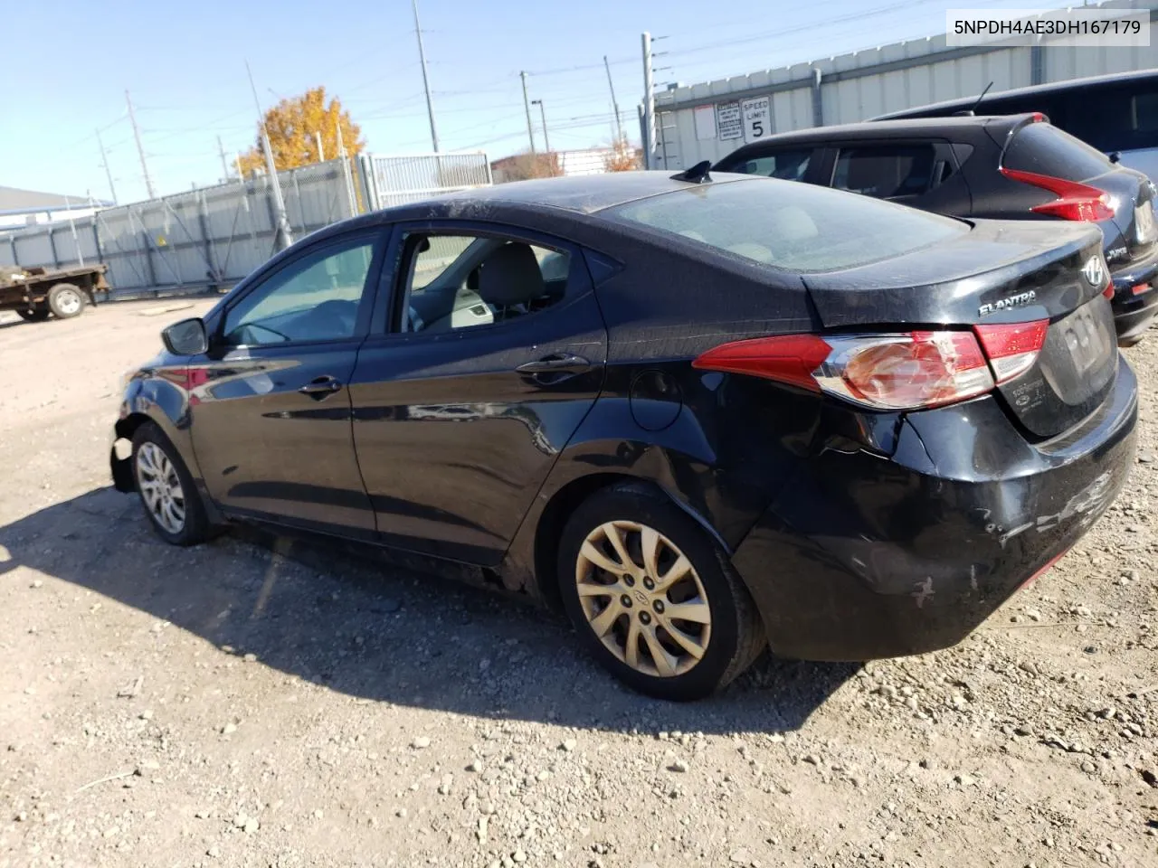 2013 Hyundai Elantra Gls VIN: 5NPDH4AE3DH167179 Lot: 76955524