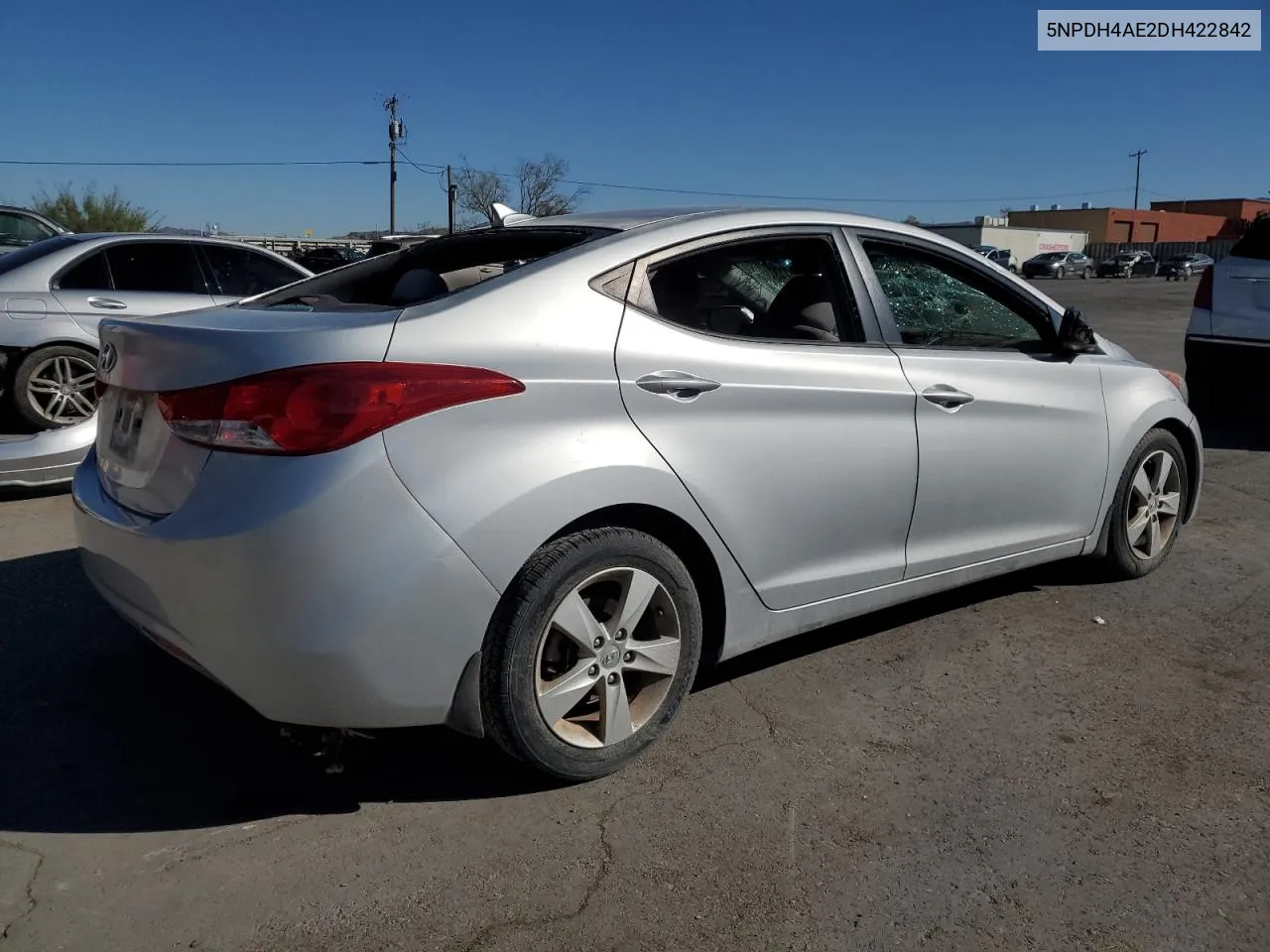 2013 Hyundai Elantra Gls VIN: 5NPDH4AE2DH422842 Lot: 77024874