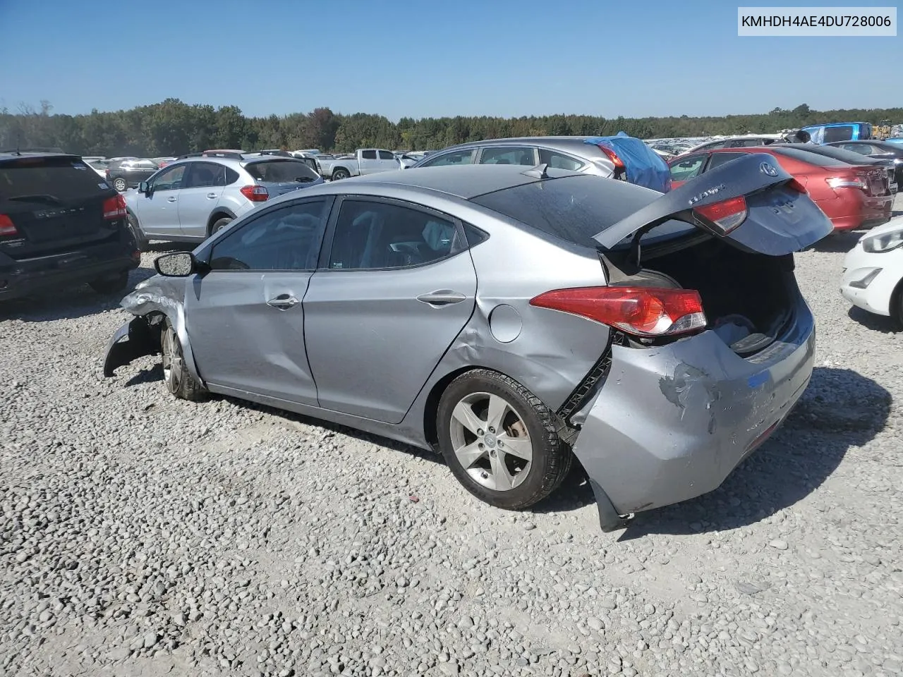 2013 Hyundai Elantra Gls VIN: KMHDH4AE4DU728006 Lot: 77044154