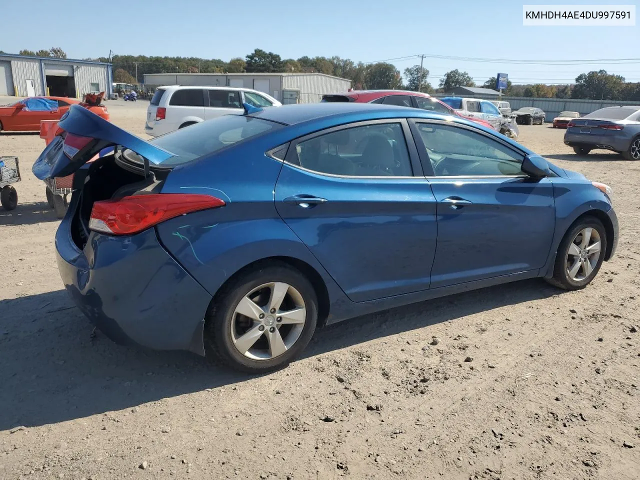 2013 Hyundai Elantra Gls VIN: KMHDH4AE4DU997591 Lot: 77085004