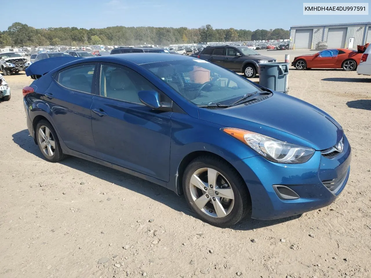 2013 Hyundai Elantra Gls VIN: KMHDH4AE4DU997591 Lot: 77085004