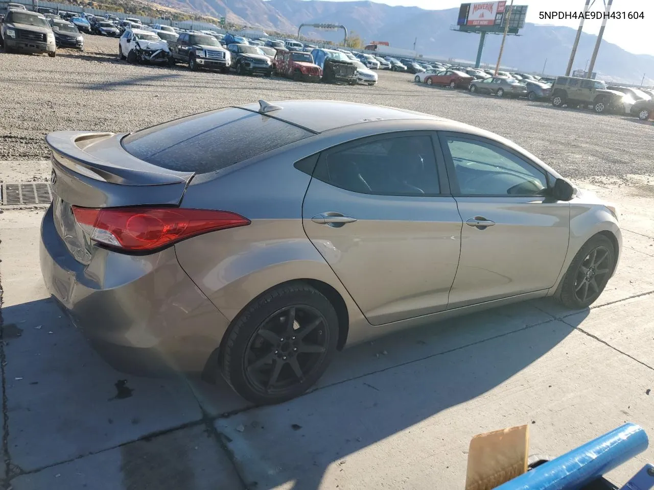 2013 Hyundai Elantra Gls VIN: 5NPDH4AE9DH431604 Lot: 77187434