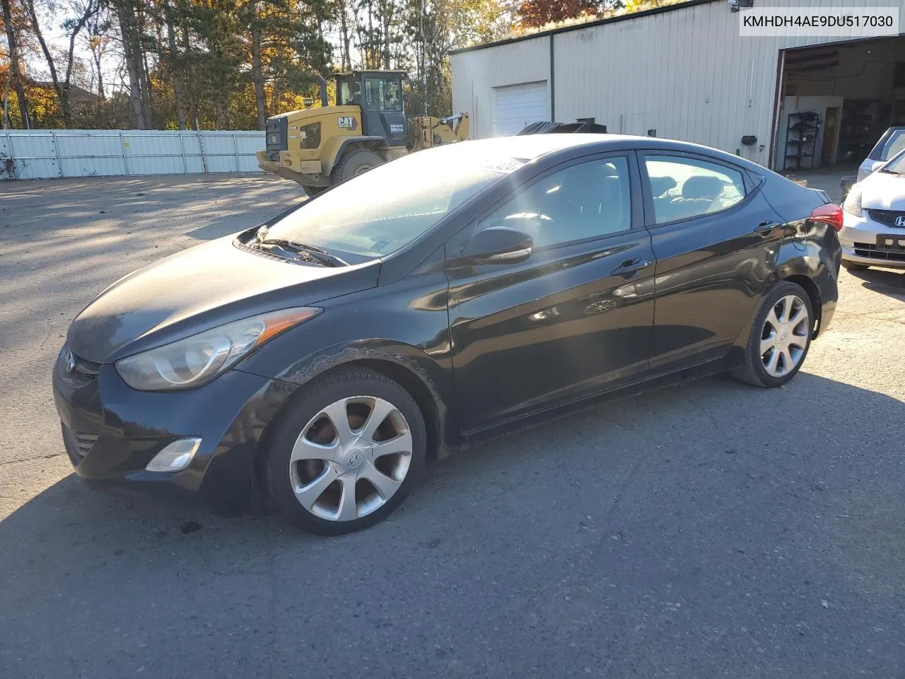 2013 Hyundai Elantra Gls VIN: KMHDH4AE9DU517030 Lot: 77232424