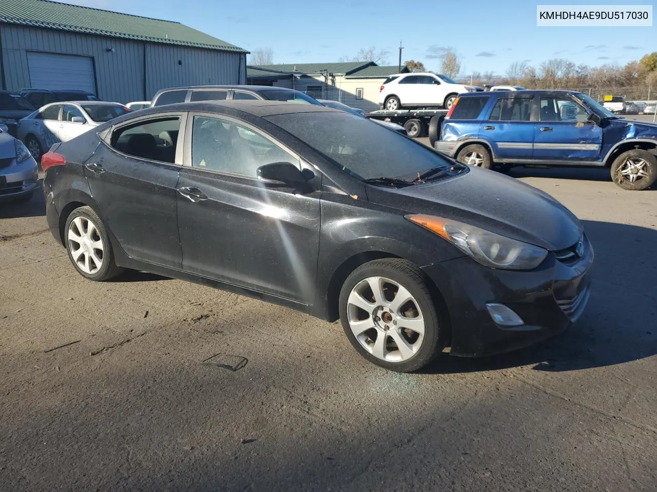 2013 Hyundai Elantra Gls VIN: KMHDH4AE9DU517030 Lot: 77232424