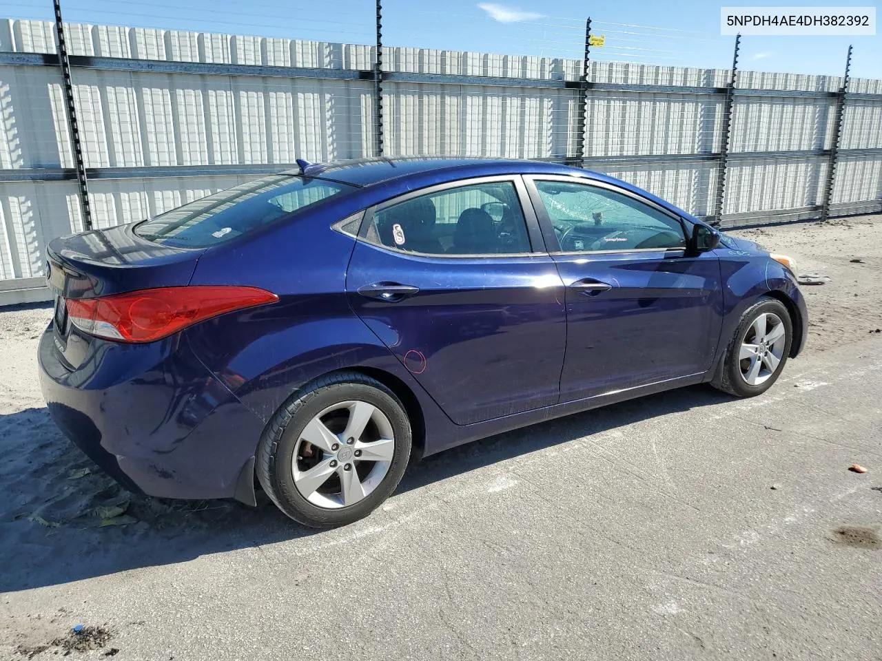 2013 Hyundai Elantra Gls VIN: 5NPDH4AE4DH382392 Lot: 77262134