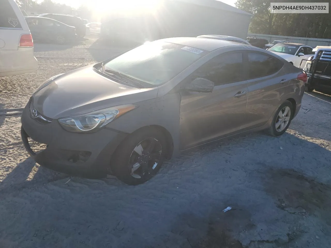 2013 Hyundai Elantra Gls VIN: 5NPDH4AE9DH437032 Lot: 77355384