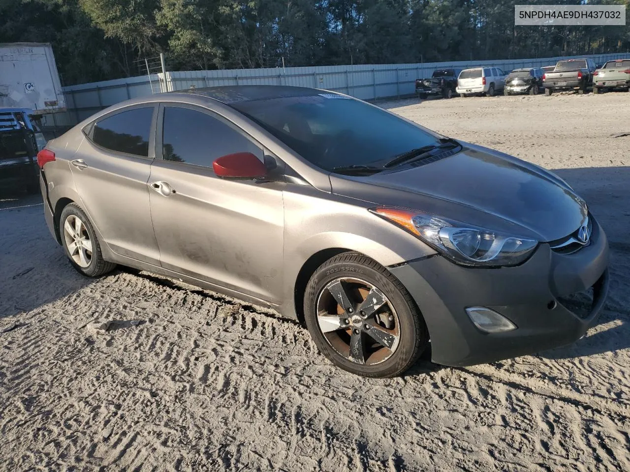 2013 Hyundai Elantra Gls VIN: 5NPDH4AE9DH437032 Lot: 77355384