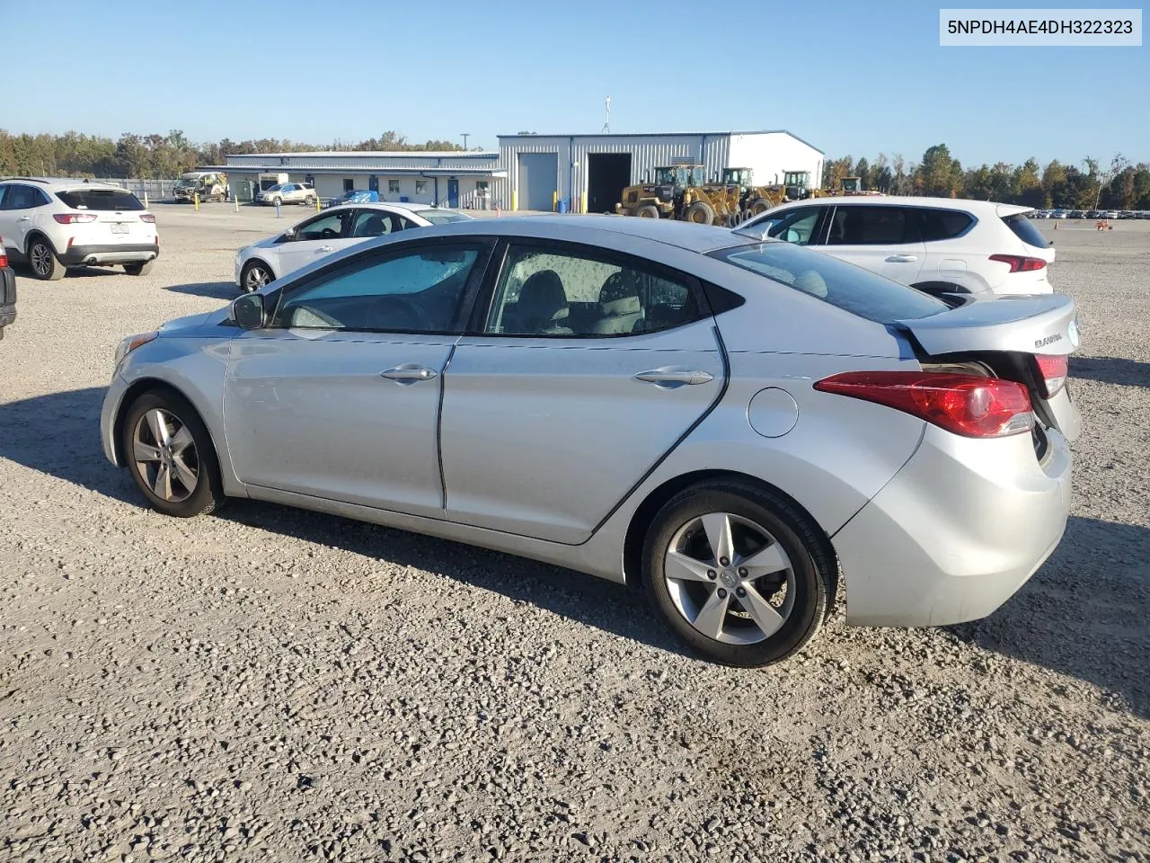 2013 Hyundai Elantra Gls VIN: 5NPDH4AE4DH322323 Lot: 77395244