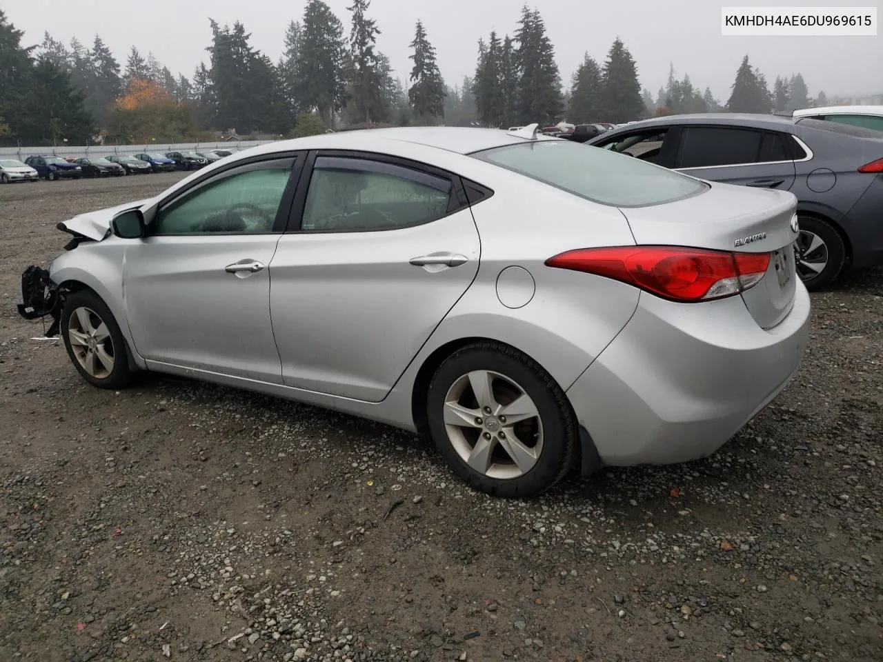 2013 Hyundai Elantra Gls VIN: KMHDH4AE6DU969615 Lot: 77490114