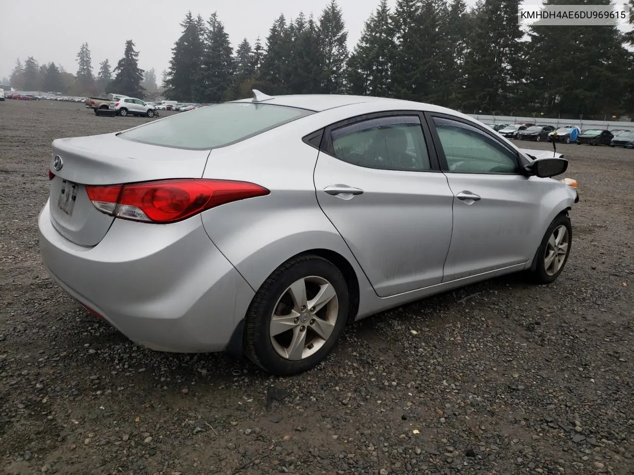 2013 Hyundai Elantra Gls VIN: KMHDH4AE6DU969615 Lot: 77490114