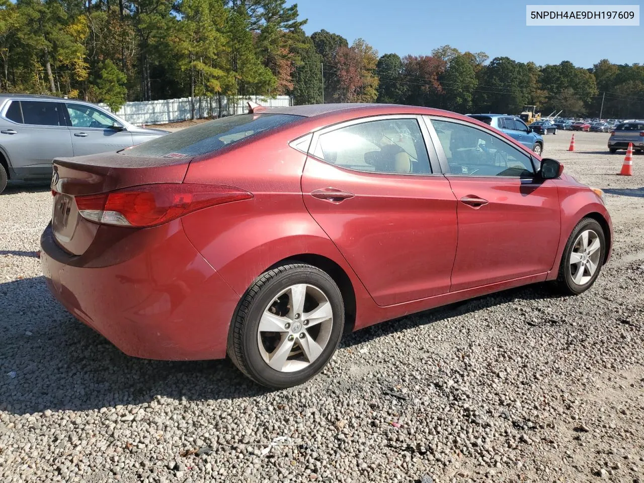 2013 Hyundai Elantra Gls VIN: 5NPDH4AE9DH197609 Lot: 77556304