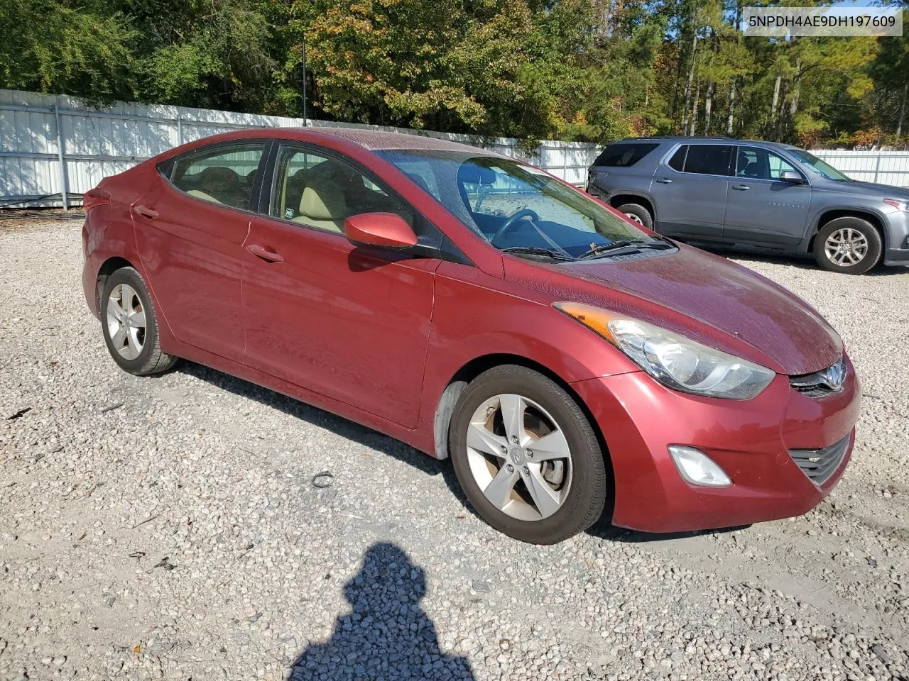 2013 Hyundai Elantra Gls VIN: 5NPDH4AE9DH197609 Lot: 77556304