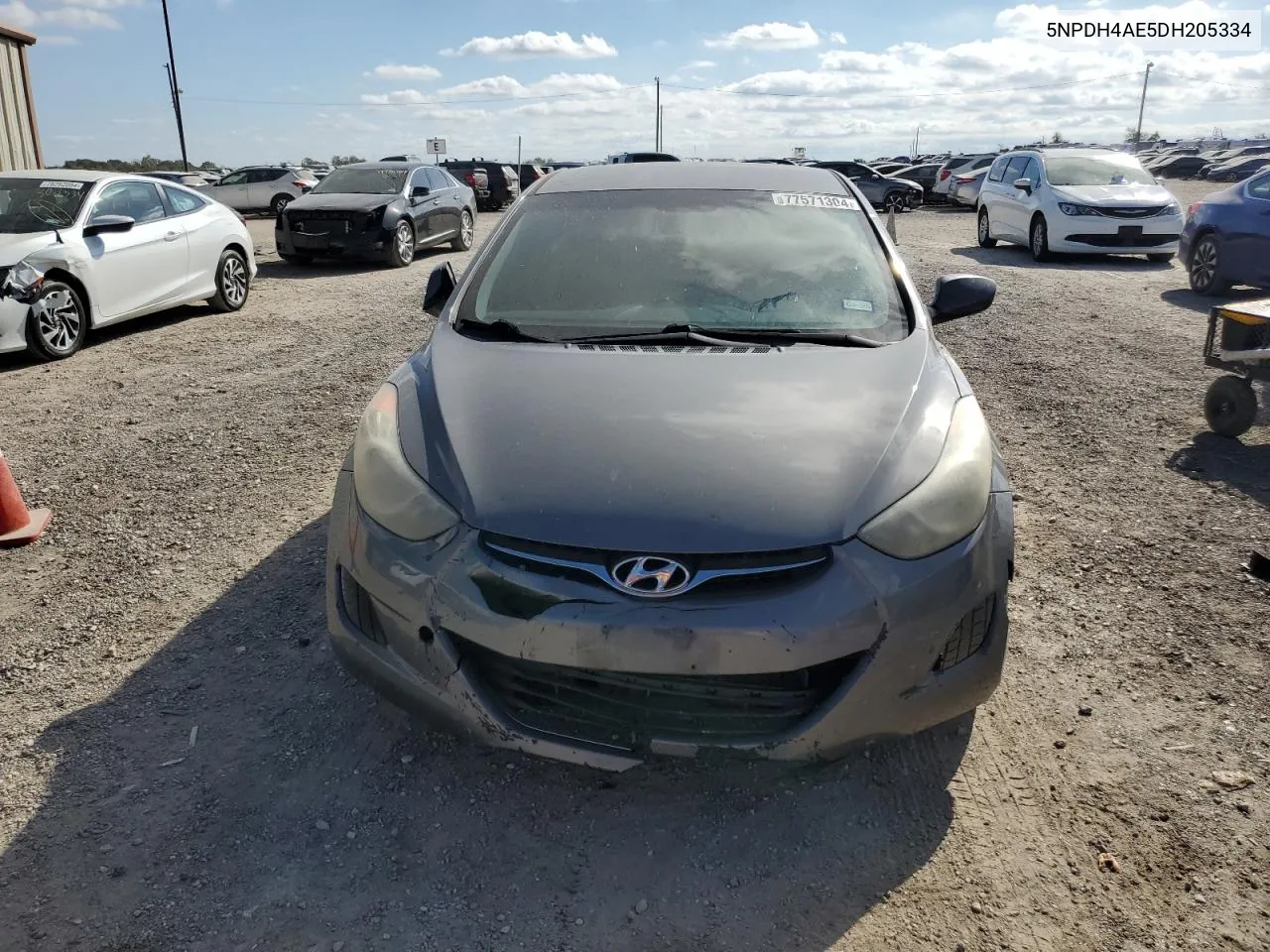 2013 Hyundai Elantra Gls VIN: 5NPDH4AE5DH205334 Lot: 77571304