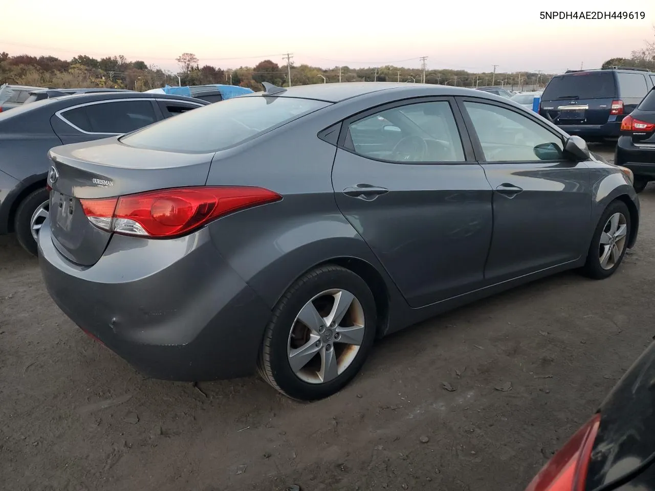 5NPDH4AE2DH449619 2013 Hyundai Elantra Gls