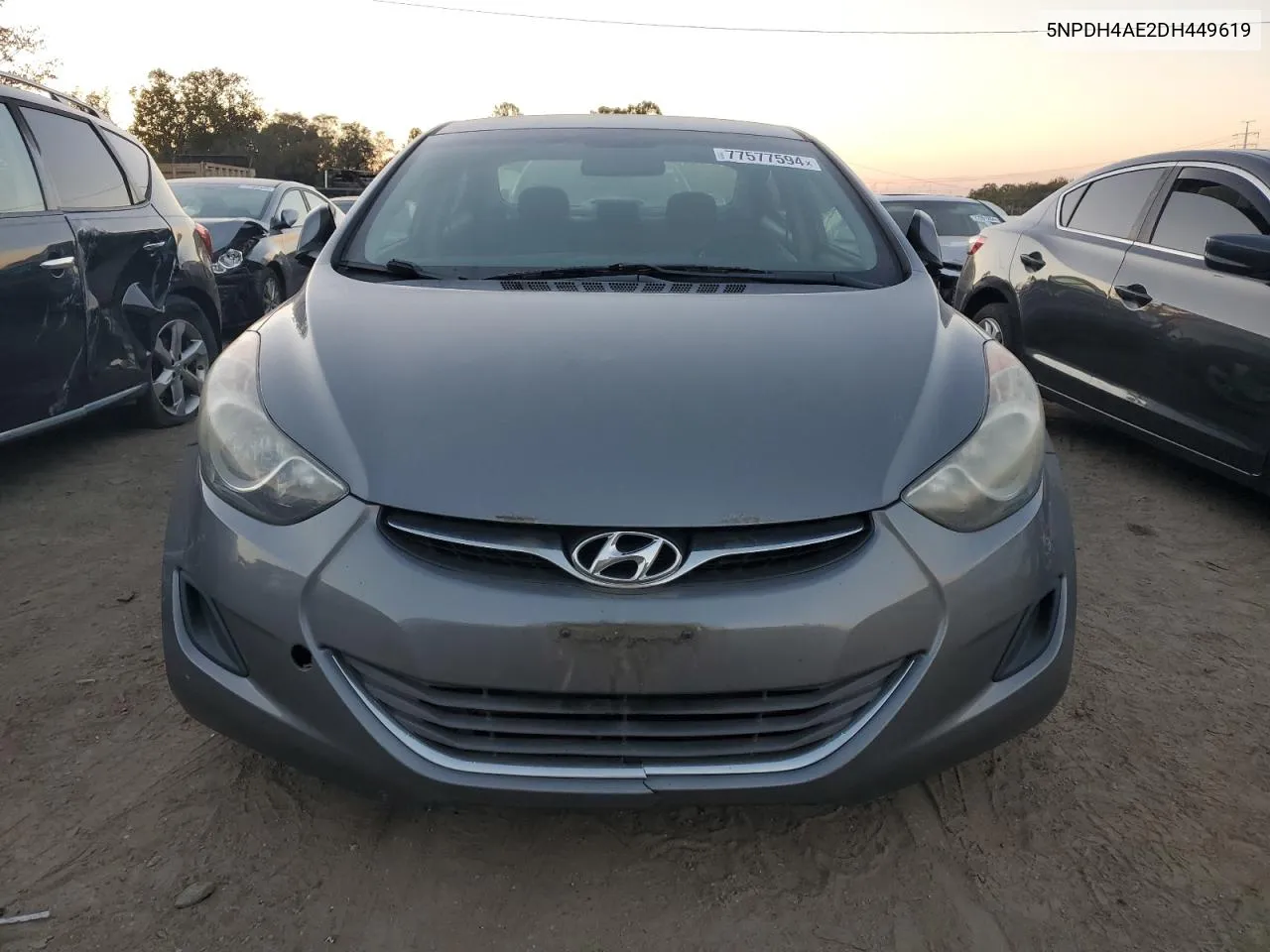 5NPDH4AE2DH449619 2013 Hyundai Elantra Gls