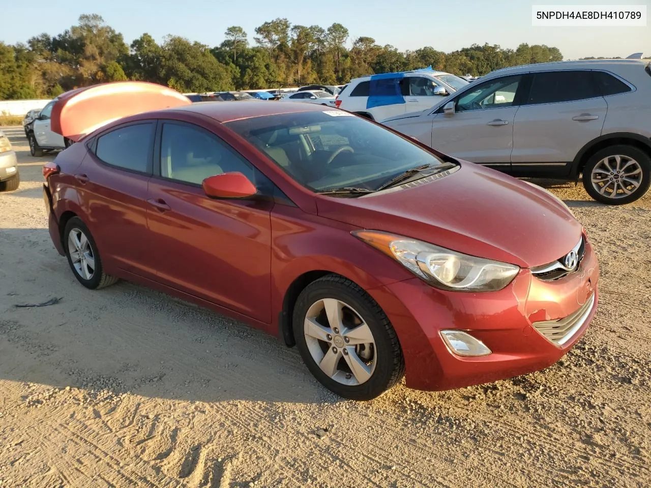 2013 Hyundai Elantra Gls VIN: 5NPDH4AE8DH410789 Lot: 77947894