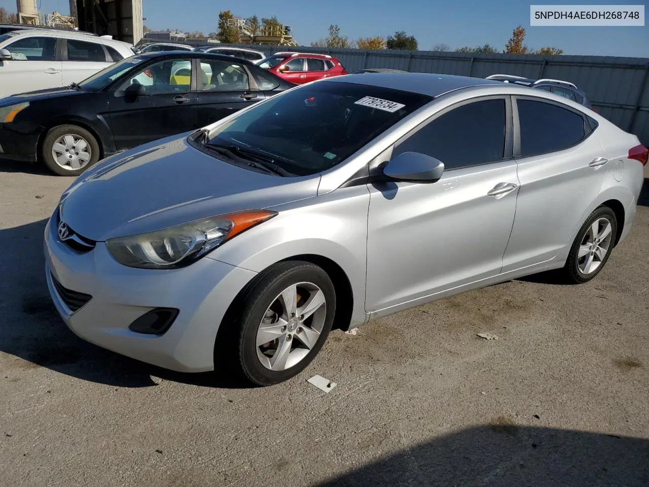 2013 Hyundai Elantra Gls VIN: 5NPDH4AE6DH268748 Lot: 77975734