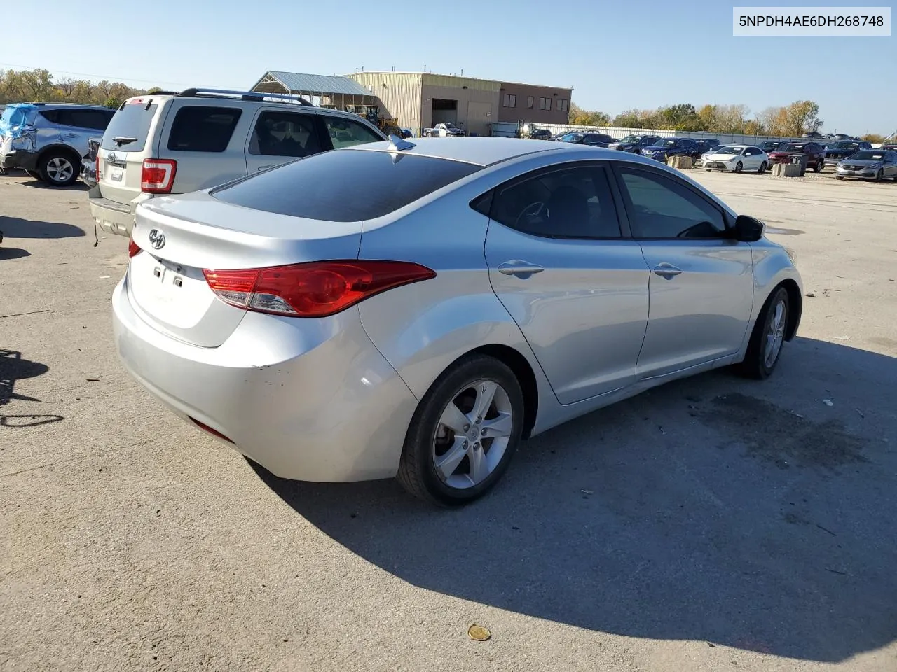 2013 Hyundai Elantra Gls VIN: 5NPDH4AE6DH268748 Lot: 77975734