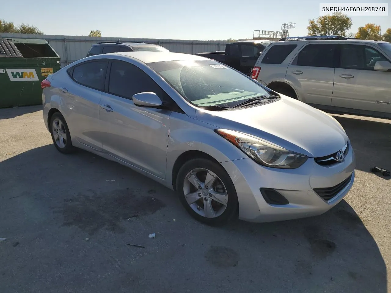 2013 Hyundai Elantra Gls VIN: 5NPDH4AE6DH268748 Lot: 77975734